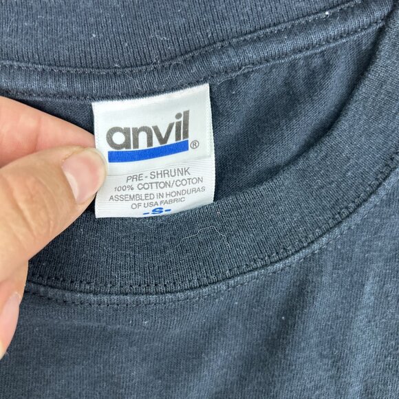 Vintage Dragon Force Power Metal Band Tour T Shirt Size Small Black Anvil Y2K - Picture 4 of 9